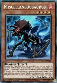 Miscellaneousaurus (PCR) - Quarter Century Stampede - YuGiOh card