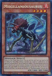 Miscellaneousaurus (Secret Rare) - Quarter Century Stampede - YuGiOh card