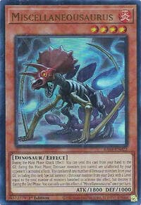 Miscellaneousaurus (UR) - Quarter Century Stampede - YuGiOh card