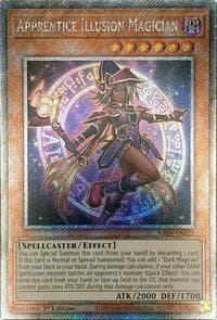 Apprentice Illusion Magician (Platinum Secret Rare) - Quarter Century Stampede - YuGiOh card