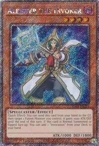 Aleister the Invoker (Alternate Art) (Platinum Secret Rare) - Quarter Century Stampede - YuGiOh card