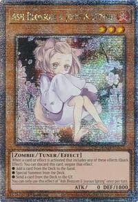 Ash Blossom & Joyous Spring (Alternate Art) (Quarter Century Secret Rare) - Quarter Century Stampede - YuGiOh card