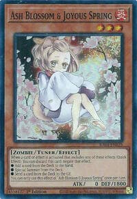 Ash Blossom & Joyous Spring  (Alternate Art) - Quarter Century Stampede - YuGiOh card