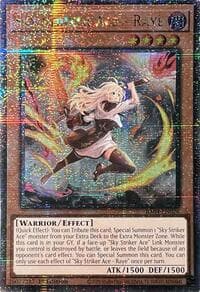 Sky Striker Ace - Raye (New Art) (Quarter Century Secret Rare) - Quarter Century Stampede - YuGiOh card