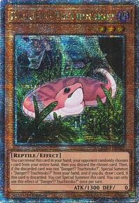Danger!? Tsuchinoko? (Quarter Century Secret Rare) - Quarter Century Stampede - YuGiOh card