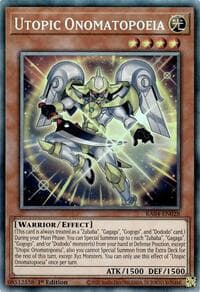Utopic Onomatopoeia (PCR) - Quarter Century Stampede - YuGiOh card