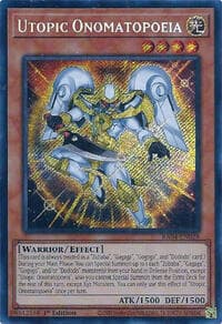 Utopic Onomatopoeia (Secret Rare) - Quarter Century Stampede - YuGiOh card