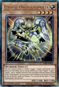 Utopic Onomatopoeia (PUR) - Quarter Century Stampede - YuGiOh card