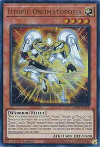 Utopic Onomatopoeia (UR) - Quarter Century Stampede - YuGiOh card