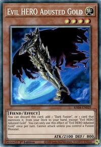 Evil HERO Adusted Gold (PCR) - Quarter Century Stampede - YuGiOh card