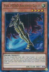 Evil HERO Adusted Gold (UR) - Quarter Century Stampede - YuGiOh card