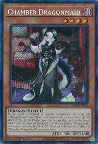 Chamber Dragonmaid (Secret Rare) - Quarter Century Stampede - YuGiOh card