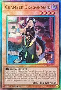 Chamber Dragonmaid (PUR) - Quarter Century Stampede - YuGiOh card