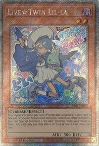 Live Twin Lil-la (Platinum Secret Rare) - Quarter Century Stampede - YuGiOh card