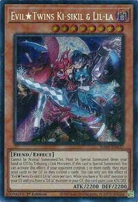 Evil Twins Ki-sikil & Lil-la (Secret Rare) - Quarter Century Stampede - YuGiOh card