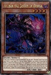Aluber the Jester of Despia (New Art) (Quarter Century Secret Rare) - Quarter Century Stampede - YuGiOh card
