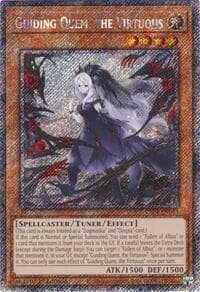 Guiding Quem, the Virtuous (Platinum Secret Rare) - Quarter Century Stampede - YuGiOh card