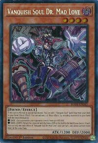 Vanquish Soul Dr. Mad Love (Secret Rare) - Quarter Century Stampede - YuGiOh card