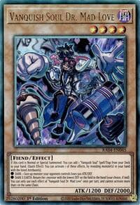 Vanquish Soul Dr. Mad Love (PUR) - Quarter Century Stampede - YuGiOh card