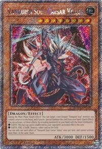 Vanquish Soul Caesar Valius (Platinum Secret Rare) - Quarter Century Stampede - YuGiOh card