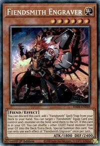 Fiendsmith Engraver (PCR) - Quarter Century Stampede - YuGiOh card
