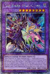 The Dark Magicians (Quarter Century Secret Rare) - Quarter Century Stampede - YuGiOh card
