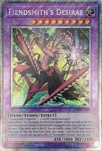 Fiendsmith's Desirae (Platinum Secret Rare) - Quarter Century Stampede - YuGiOh card