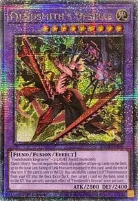 Fiendsmith's Desirae (Quarter Century Secret Rare) - Quarter Century Stampede - YuGiOh card