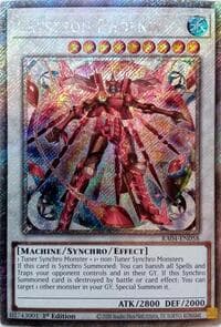 Crystron Phoenix (Platinum Secret Rare) - Quarter Century Stampede - YuGiOh card