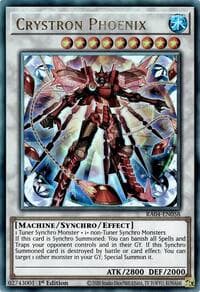 Crystron Phoenix (PUR) - Quarter Century Stampede - YuGiOh card