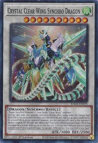 Crystal Clear Wing Synchro Dragon - Quarter Century Stampede - YuGiOh card