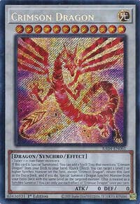 Crimson Dragon (Secret Rare) - Quarter Century Stampede - YuGiOh card