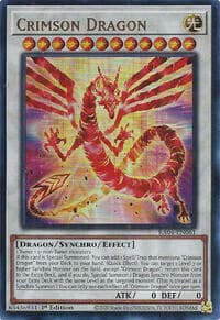 Crimson Dragon (UR) - Quarter Century Stampede - YuGiOh card