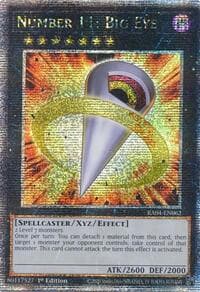 Number 11: Big Eye (Quarter Century Secret Rare) - Quarter Century Stampede - YuGiOh card