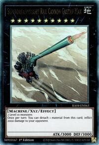 Superdreadnought Rail Cannon Gustav Max (PUR) - Quarter Century Stampede - YuGiOh card