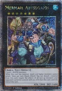 Mermail Abyssgaios (Quarter Century Secret Rare) - Quarter Century Stampede - YuGiOh card