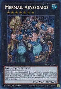 Mermail Abyssgaios (Secret Rare) - Quarter Century Stampede - YuGiOh card