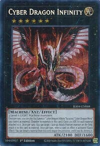 Cyber Dragon Infinity (Secret Rare) - Quarter Century Stampede - YuGiOh card