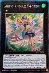 Lyrilusc - Assembled Nightingale (PCR) - Quarter Century Stampede - YuGiOh card