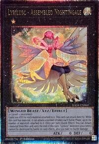Lyrilusc - Assembled Nightingale (PUR) - Quarter Century Stampede - YuGiOh card