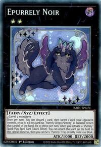 Epurrely Noir (PCR) - Quarter Century Stampede - YuGiOh card