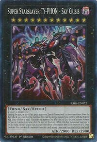 Super Starslayer TY-PHON - Sky Crisis - Quarter Century Stampede - YuGiOh card