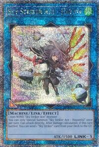 Sky Striker Ace - Hayate (New Art) (Quarter Century Secret Rare) - Quarter Century Stampede - YuGiOh card
