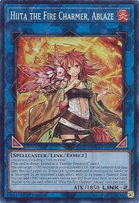Hiita the Fire Charmer, Ablaze - Quarter Century Stampede - YuGiOh card