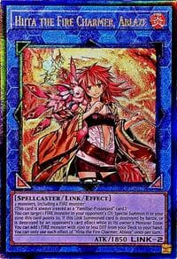 Hiita the Fire Charmer, Ablaze (PUR) - Quarter Century Stampede - YuGiOh card