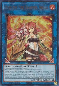 Hiita the Fire Charmer, Ablaze (UR) - Quarter Century Stampede - YuGiOh card