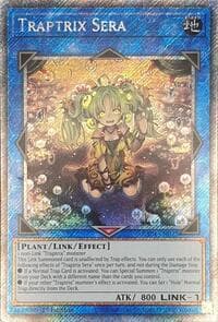 Traptrix Sera (Platinum Secret Rare) - Quarter Century Stampede - YuGiOh card