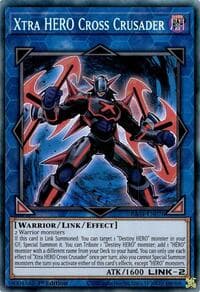 Xtra HERO Cross Crusader (PCR) - Quarter Century Stampede - YuGiOh card