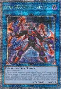 Xtra HERO Cross Crusader (Quarter Century Secret Rare) - Quarter Century Stampede - YuGiOh card