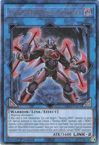 Xtra HERO Cross Crusader (PUR) - Quarter Century Stampede - YuGiOh card